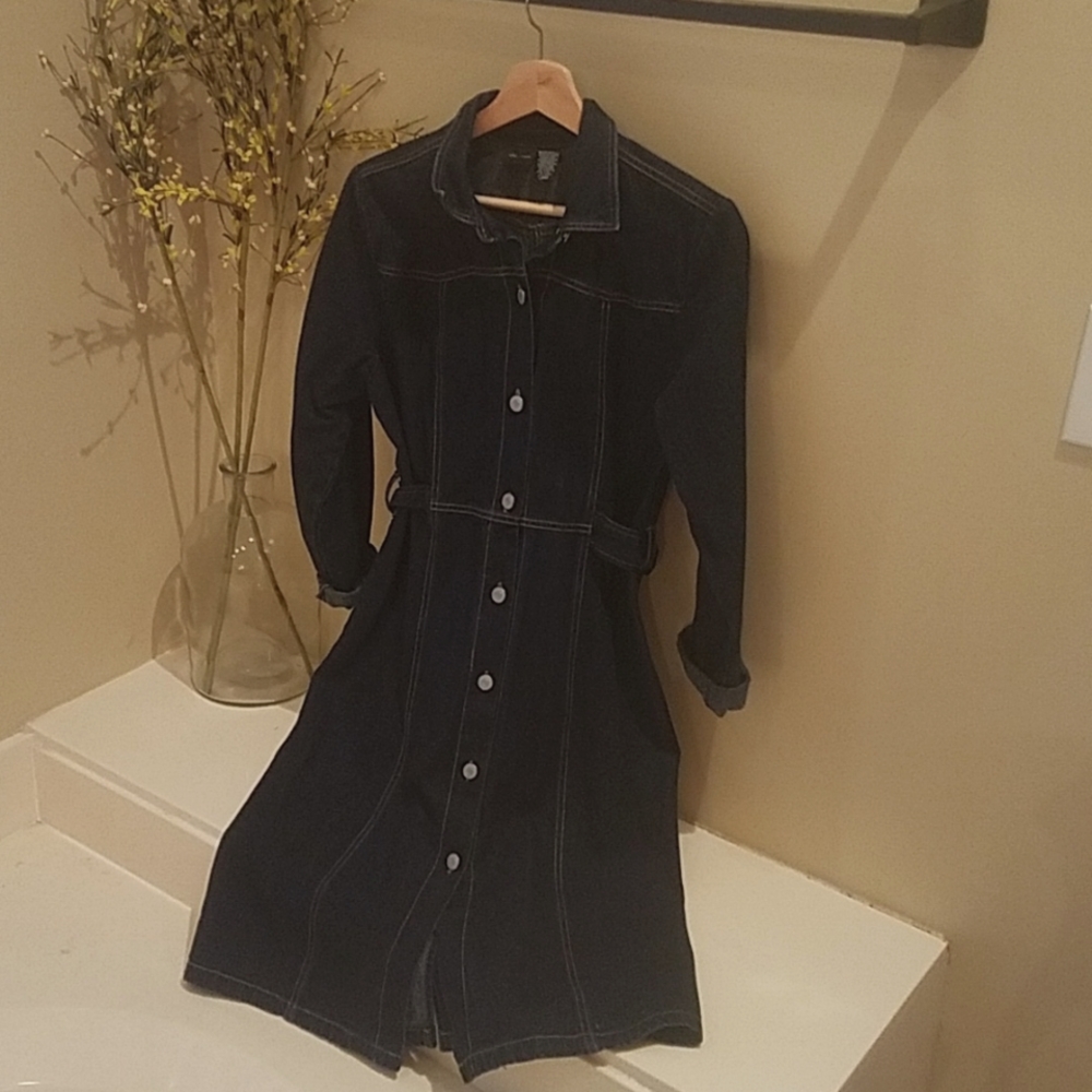 Xhilaration Dark Wash Denim Dress